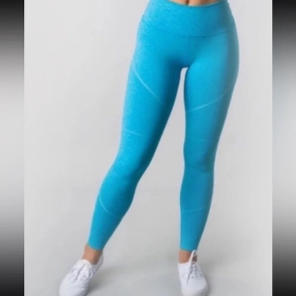 Alphalete Pants - Alphalete OG Revival Leggings  cayman blue, Size small